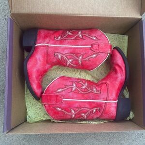 Old West Girls Boots 9.5